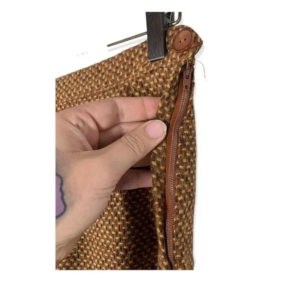 Vintage 50s Jantzen Tweed Below Knee Pencil Skirt Medium - Picture 5 of 11
